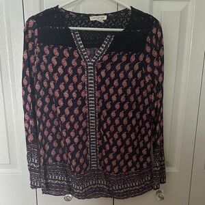 🍀 beachlunchlounge Lace Crochet & Bohemian Printed Tunic